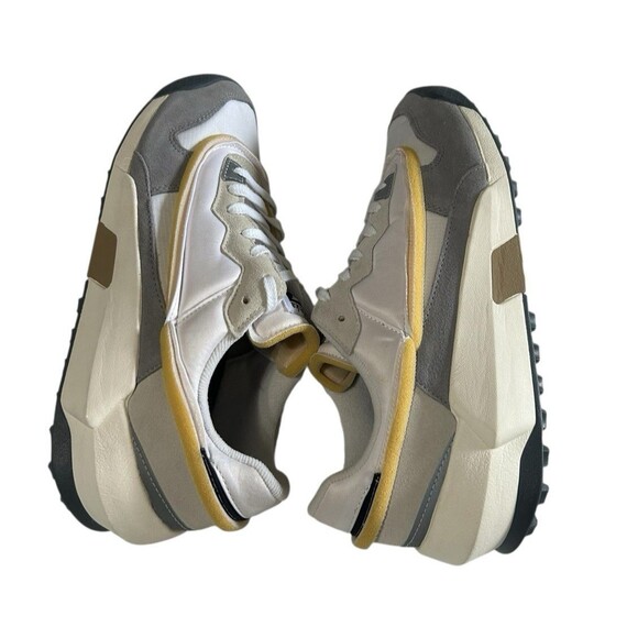 Asics Onitsuka Tiger Admix Runner 300 Men's Size 10 White Gray 1183B357 - Picture 9 of 14